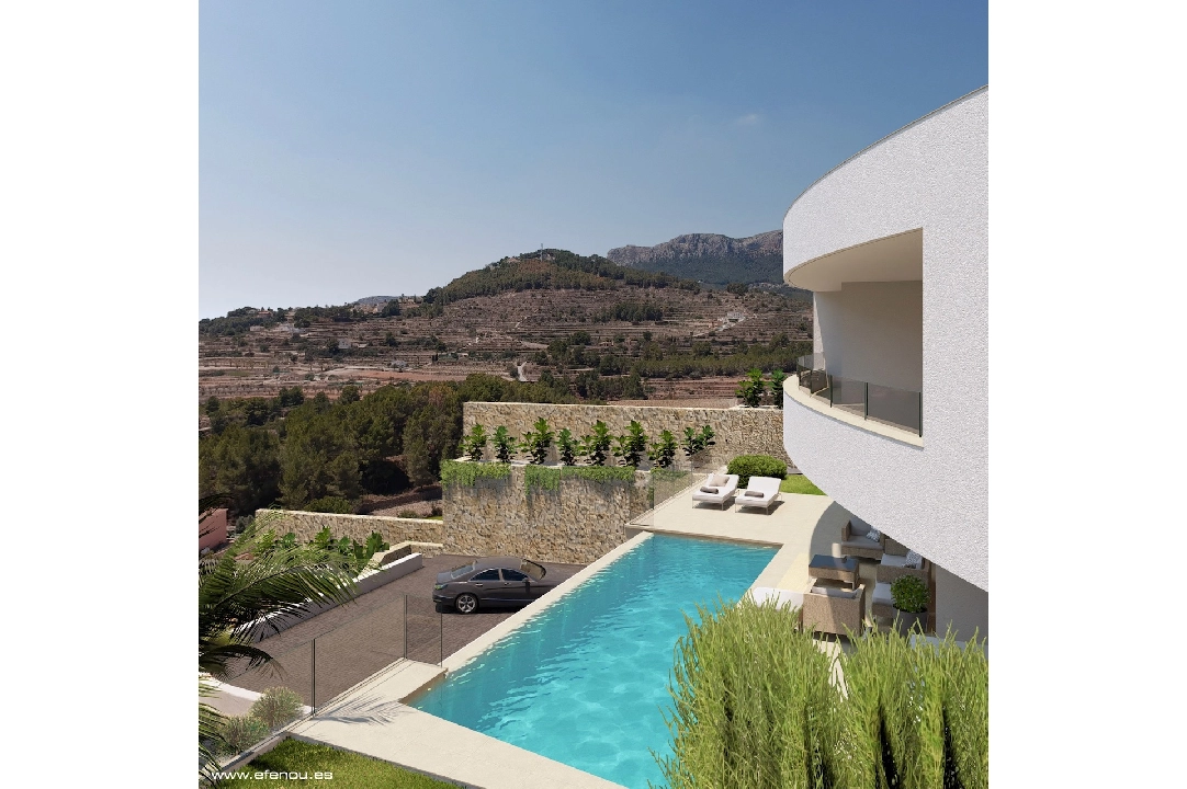 villa in Calpe(Empedrola) for sale, built area 335 m², air-condition, plot area 1042 m², 4 bedroom, 4 bathroom, swimming-pool, ref.: CA-H-1826-AMB-1