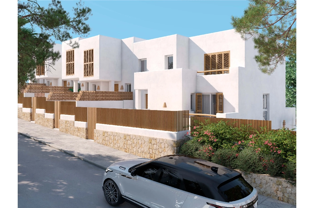 terraced house in Rafol d-Almunia for sale, built area 117 m², air-condition, plot area 82 m², 2 bedroom, 3 bathroom, swimming-pool, ref.: AHR-2B-13