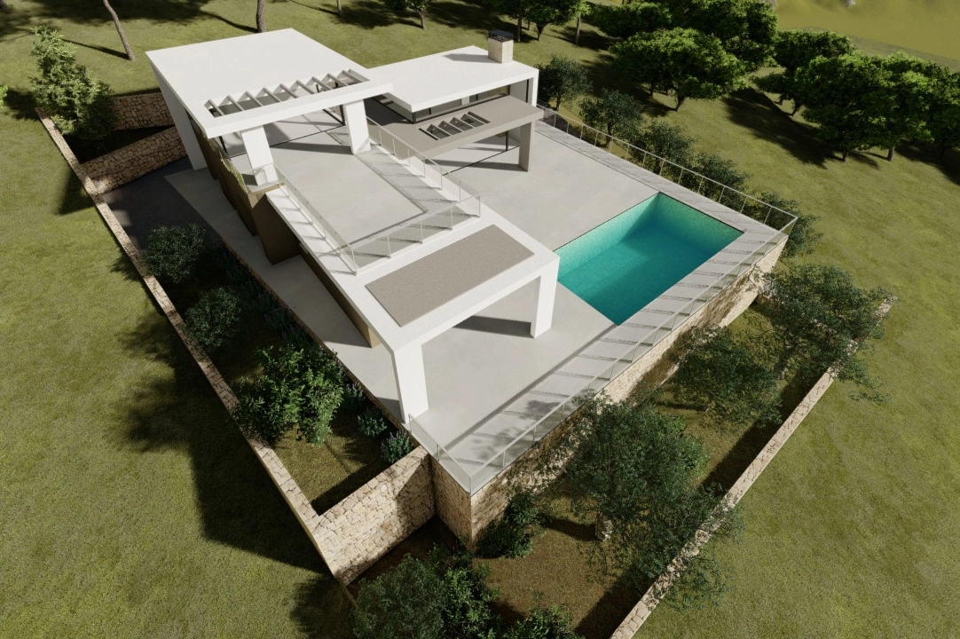 villa in Benitachell(Raco de Nadal) for sale, built area 180 m², air-condition, plot area 700 m², 4 bedroom, 3 bathroom, swimming-pool, ref.: CA-H-1832-AMB-2