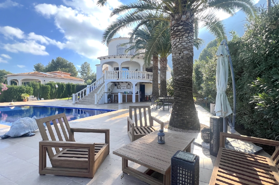 villa in Denia for sale, built area 190 m², year built 1984, condition neat, + KLIMA, air-condition, plot area 1900 m², 4 bedroom, 4 bathroom, swimming-pool, ref.: AS-1024-5