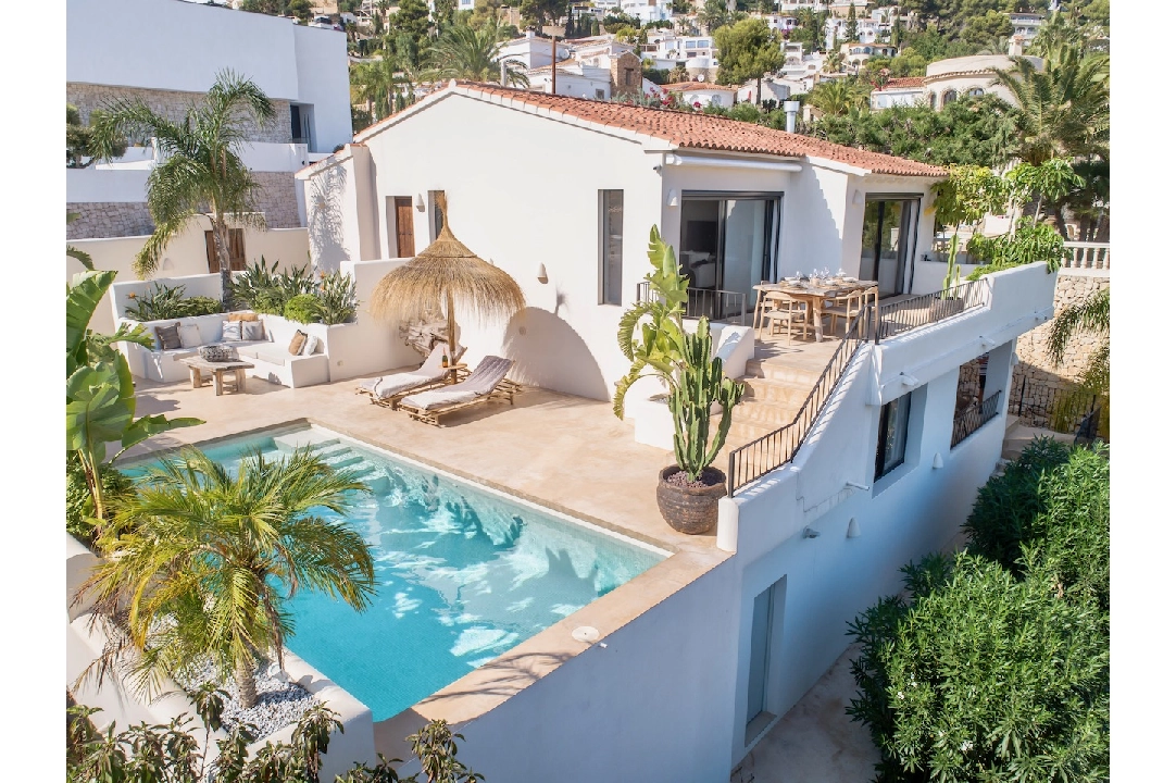 villa in Benissa(Montemar) for sale, built area 156 m², air-condition, plot area 660 m², 3 bedroom, 3 bathroom, swimming-pool, ref.: CA-H-1858-AMB-1