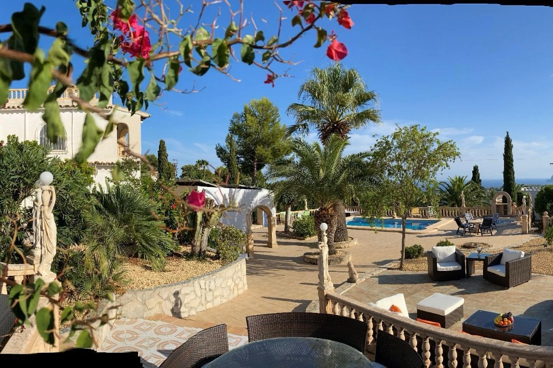 villa in Benissa for sale, built area 354 m², year built 1984, + central heating, plot area 1200 m², 4 bedroom, 4 bathroom, swimming-pool, ref.: FK-0125-26