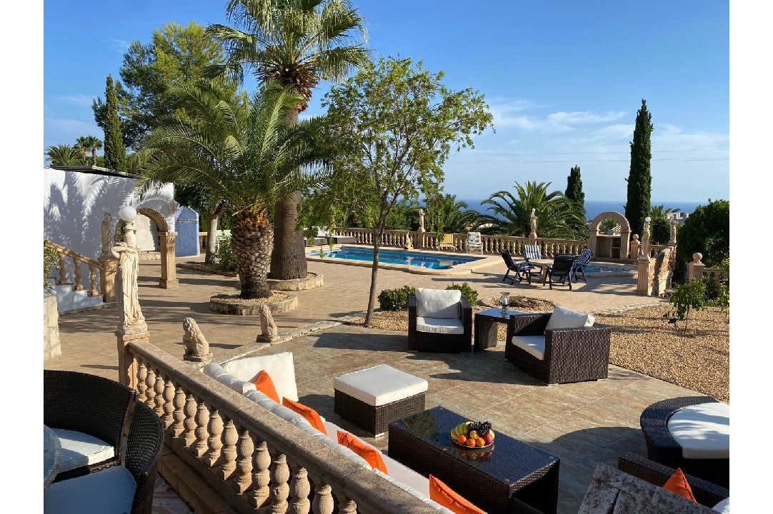 villa in Benissa for sale, built area 354 m², year built 1984, + central heating, plot area 1200 m², 4 bedroom, 4 bathroom, swimming-pool, ref.: FK-0125-3