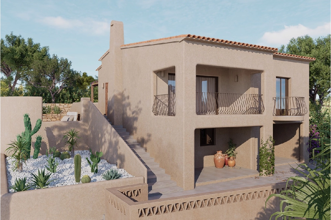 villa in Benissa(Baladrar) for sale, built area 183 m², air-condition, plot area 1136 m², 3 bedroom, 2 bathroom, swimming-pool, ref.: CA-H-1862-AMB-4